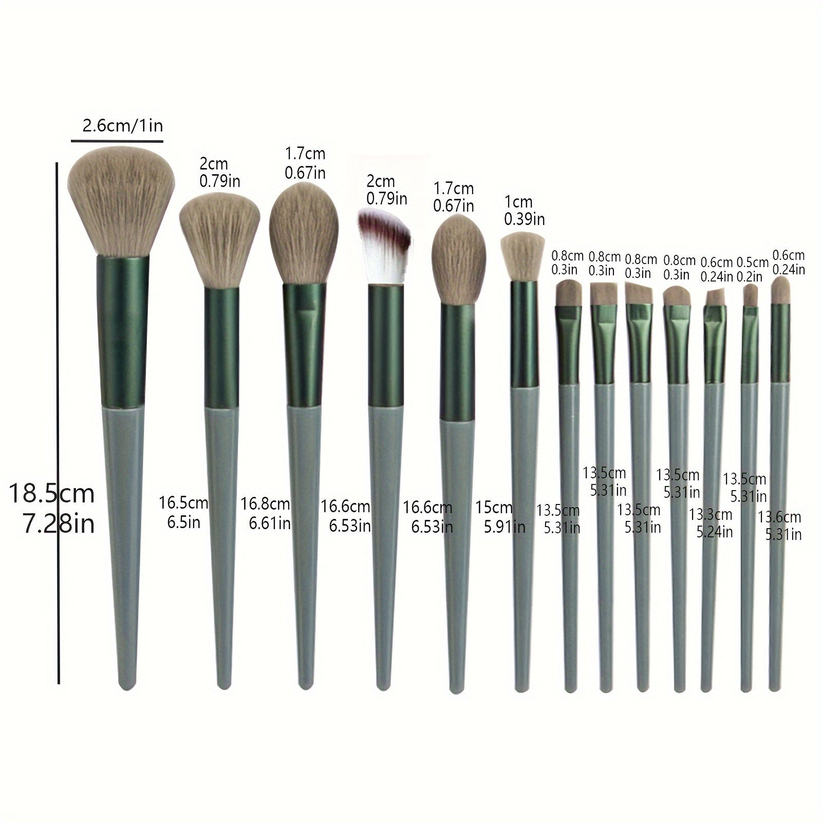 Makeup brush set